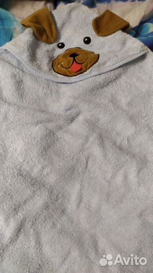 Полотенце детское с уголком махровое