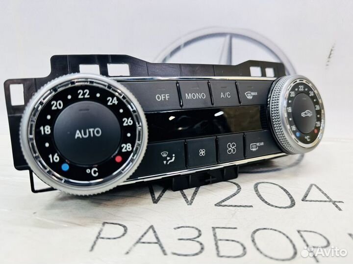 Блок управления климат-контролем Mercedes W204