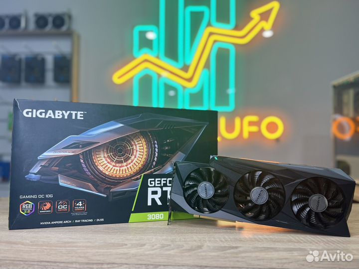 Видеокарта gigabyte GeForce RTX 3080 gaming OC