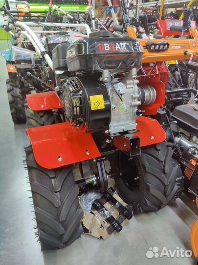 Мотоблок Brait мб3W Скорость 3/1, колеса Extreme