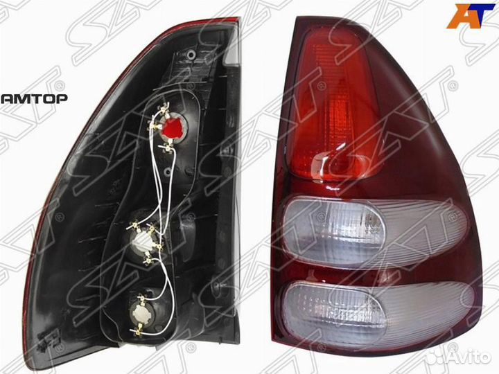 SAT ST-212-19G5R Фонарь задний toyota land cruiser