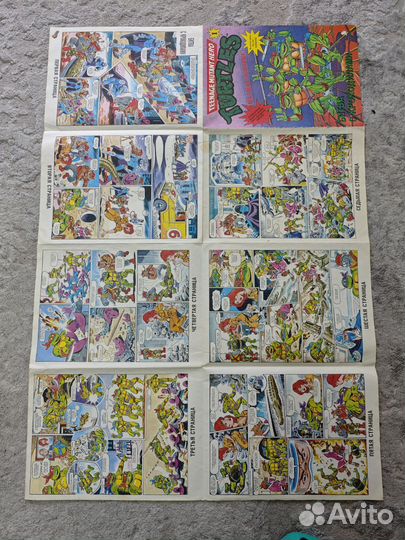 Черепашки Ниндзя комикс плакат turtles Эгмонт 1