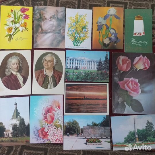 Открытки советские СССР почтовые карточки