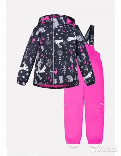 Комбинезон зимний Crockid для девочки 92 98
