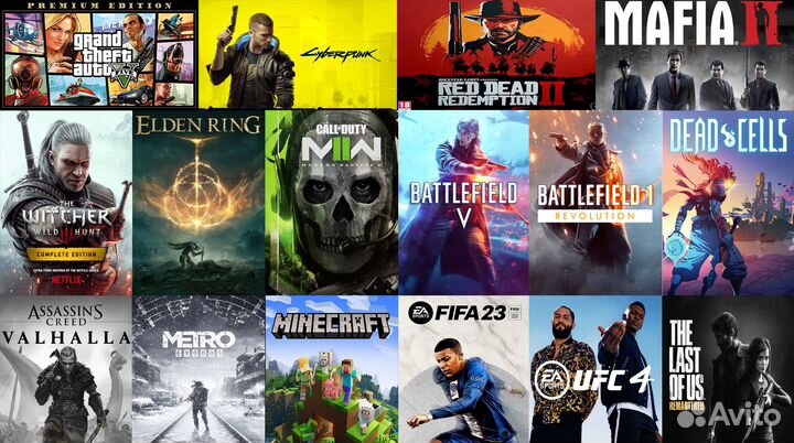 Любые игры Sony PS4,PS5, Xbox(навсегда)