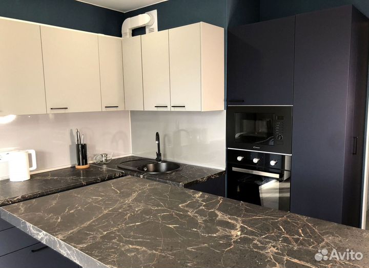 Угловая кухня с мдф фасадами