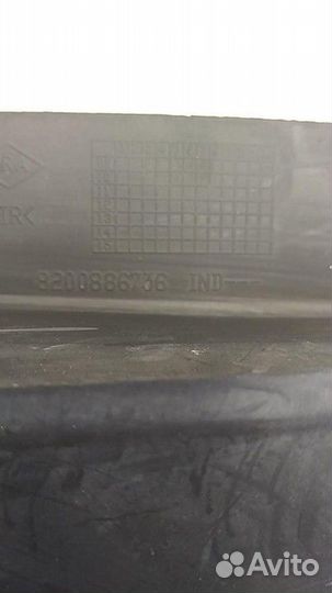 Брызговик задний левый Renault Sandero