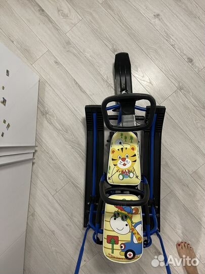 Снегокат Барс для двоих двойни twins baby Wheel