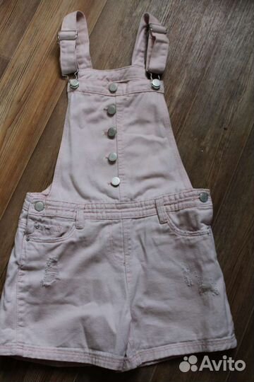 Джинсовый комбинезон для девочки