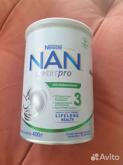 Нан кисломолочный 3 детская смесь