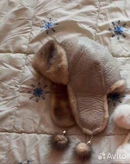 Шапка детская и шарф