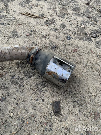 Задняя банка глушителя