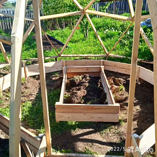 Изготовление купольных теплиц, беседок и шатров