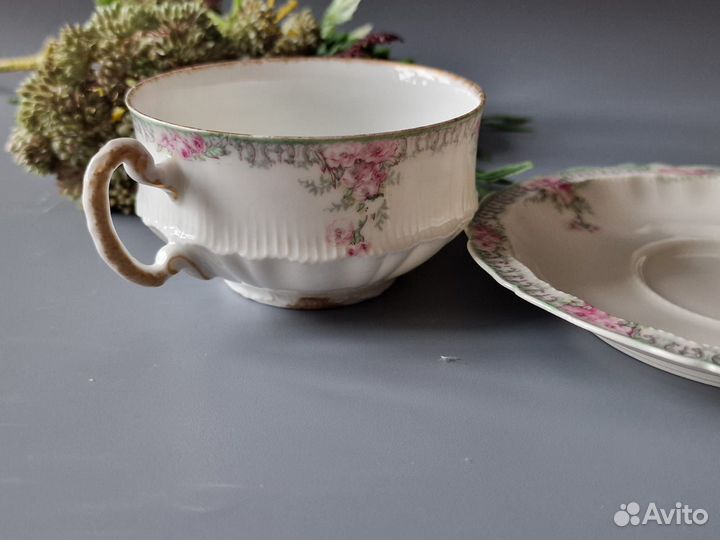 Чайная пара Limoges Франция