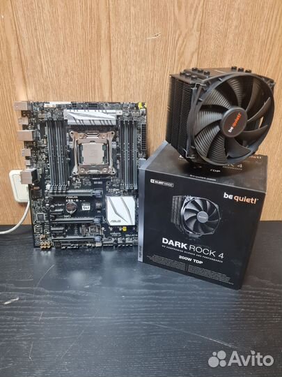 Комплект материнской платы, процессора и охлаждени