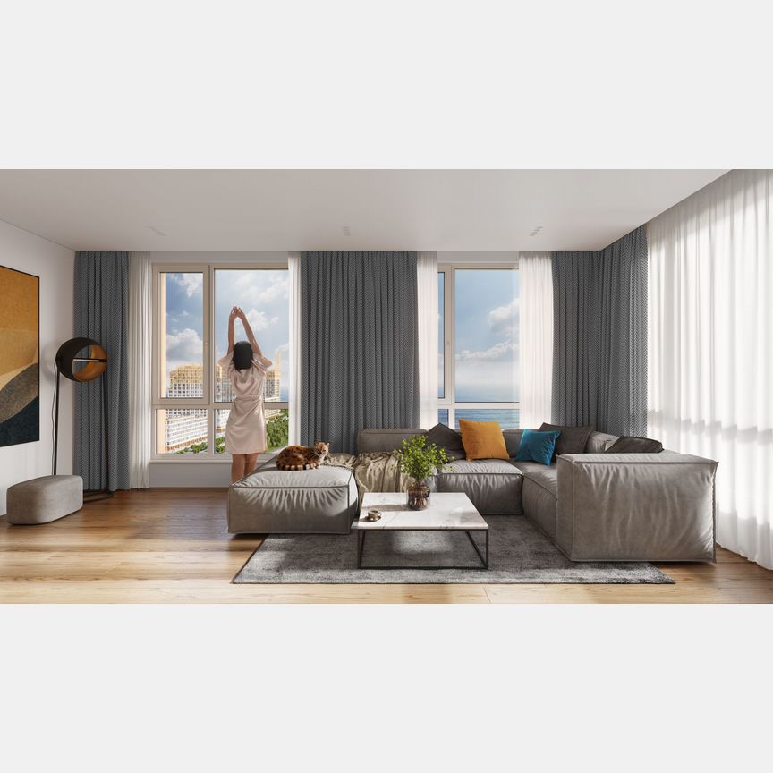 2-к. квартира, 56,2 м², 17/18 эт.