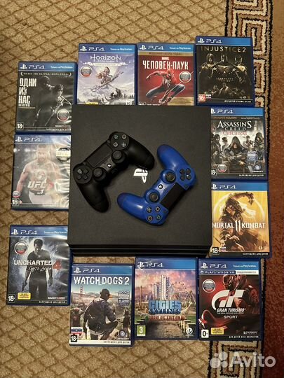 Sony playstation 4 PS4 pro + игры