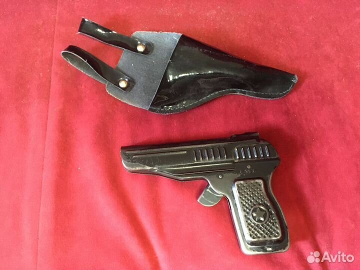 Детский металлический пистолет СССР