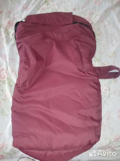 Зимний конверт в коляску на овчине