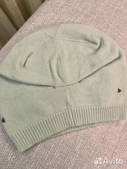 Шапка для девочки шерсть с хлопком 54-56