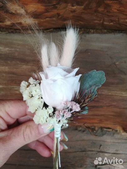 Букет невесты из сухоцветов