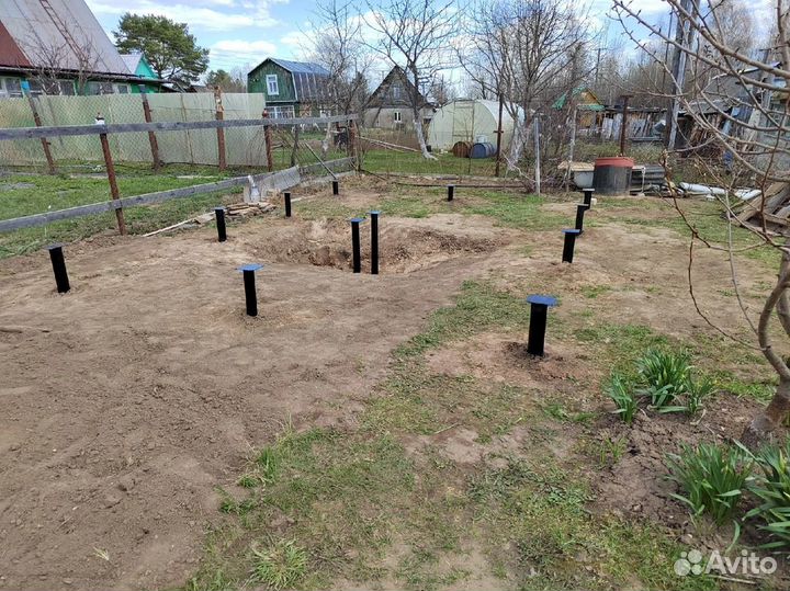 Установка под ключ винтовых свай