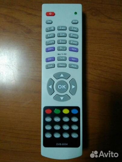 Пульт Eurosky DVB-8004 для спутникового ресивера