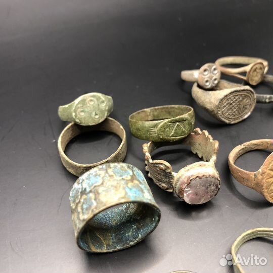 Старинные Кольца и Перстни 14шт. Есть редкие