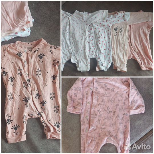 Пакет вещей на девочку 56