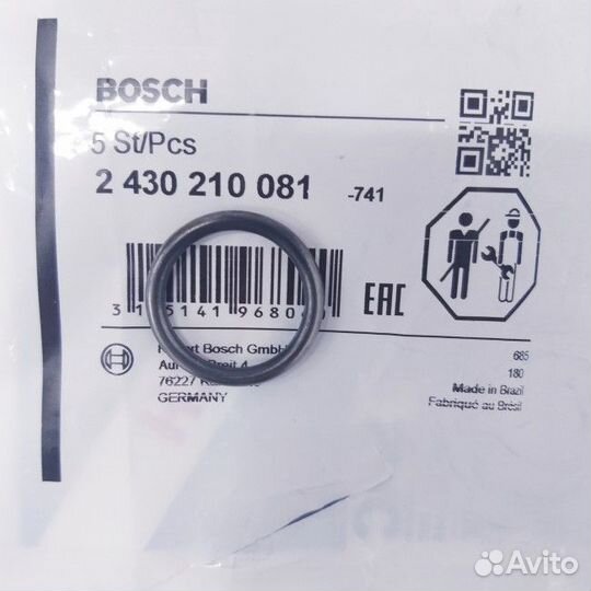 Уплотнение, кольцо форсунка (3977393 / 2430210081