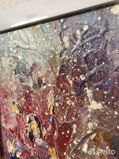 Живопись, Картина 30х20 (акрил, масло), абстракция