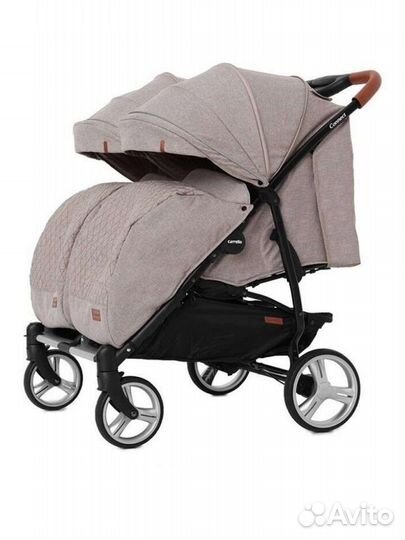 Коляска для двойни 2 в 1 carello