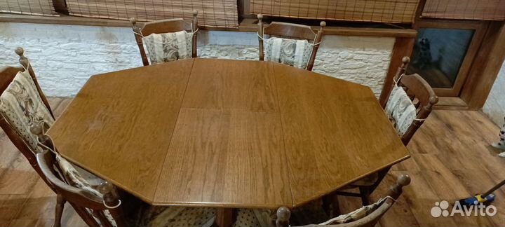 Комплект кухонный стол и стулья бу
