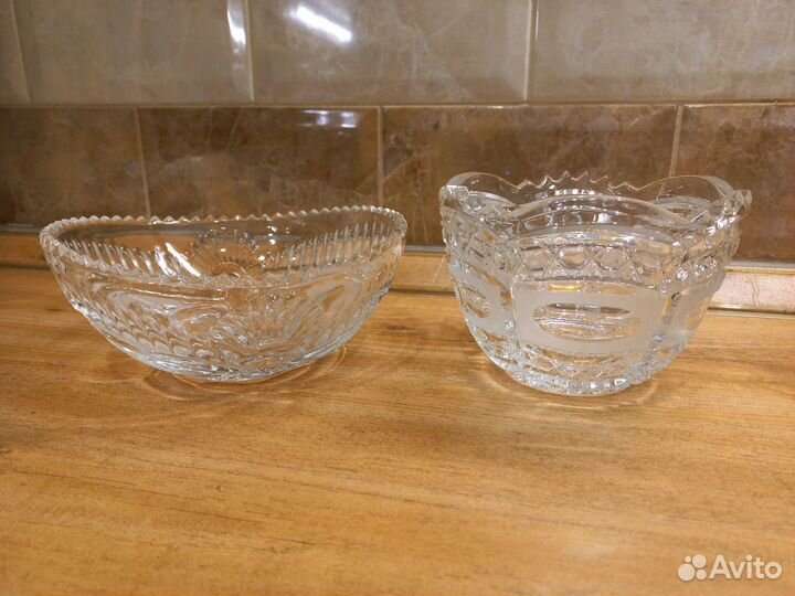 Салатник хрустальный