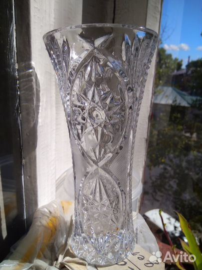 Ваза хрусталь СССР не пользованная