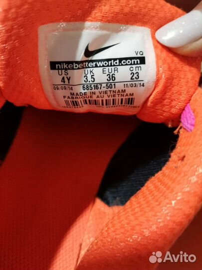 Кроссовки nike 35 размер