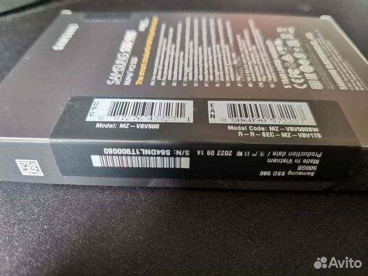 SSD Samsung 980 500gb nvme