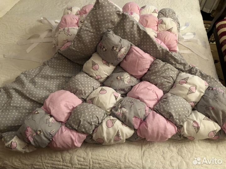 Бортики в детскую кроватку