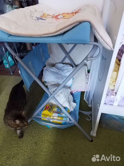 Пеленальный столик с накидной