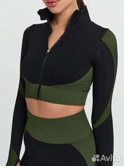 Костюм спортивный рашгард и леггинсы M L