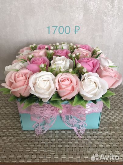 Букет из мыльных цветов