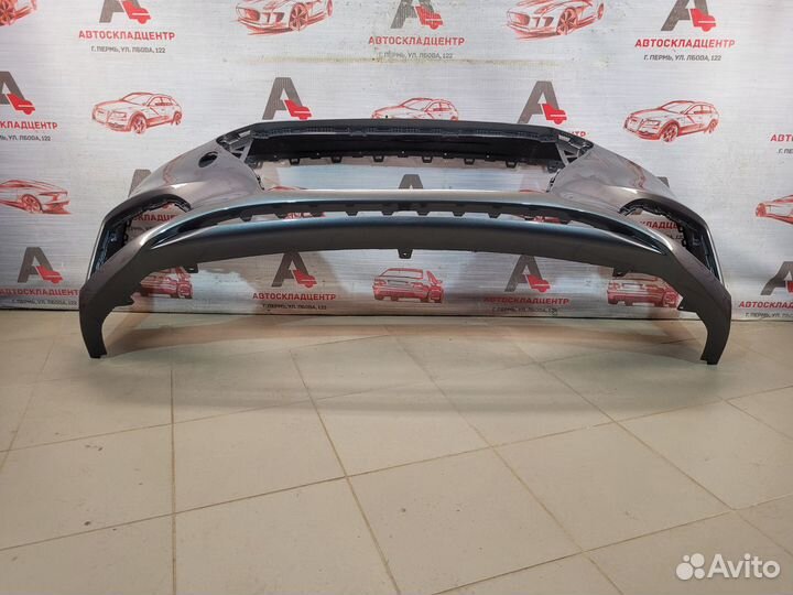 Бампер передний Hyundai Solaris 2017-2020 серый