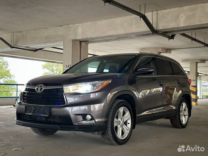 Toyota Highlander 3.5 AT, 2014, 190 000 км