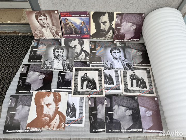 Пластинки виниловые Владимира Высоцкого номерные