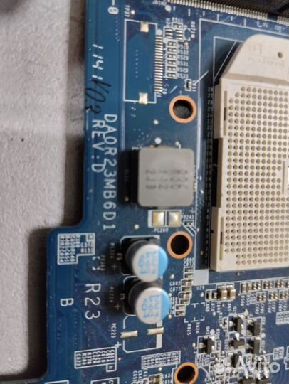 Материнская плата DA0R23MB6D1 неисправная