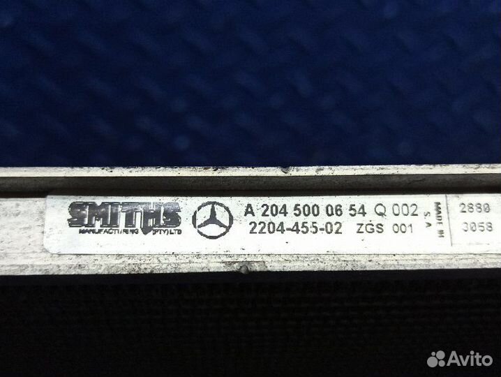 Радиатор кондиционера Mercedes W204