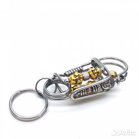 Брелок- карабин ручной работы 