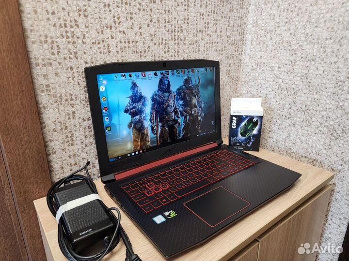 Мощный Игровой Acer Nitro 5 GTX1050Ti 4Gb,i5,озу16