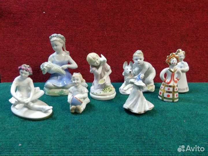 Фарфоровые статуэтки Дети СССР