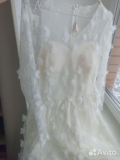 Платье нарядное, айвори 42-44